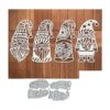 DDeehs 4 piezas de troqueles de Navidad con diseño de Papá_5