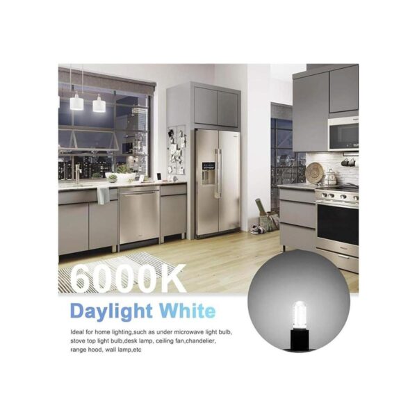 KLG Bombillas LED E17 regulables para horno de microondas