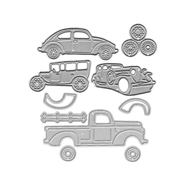 Juego de troqueles de corte con forma de camioneta de_1