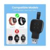 LVFAN Cargador para Fitbit SenseSense 2 Versa 3 4 base_2