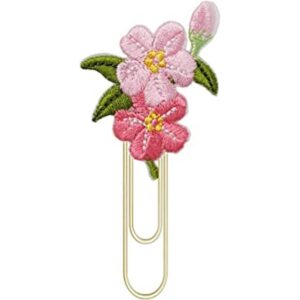 Clips de papel para planificador de flores de cerezo_1