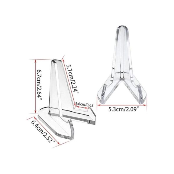 Hipiwe Soporte de caballete de acrílico transparente para