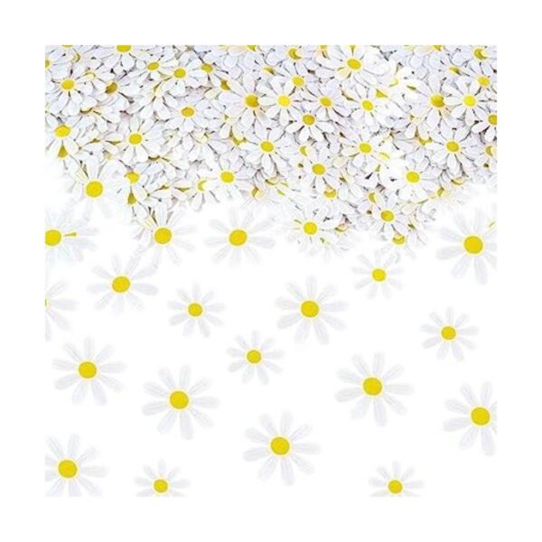 Keaziu 250 piezas de confeti de margaritas para mesa de_1