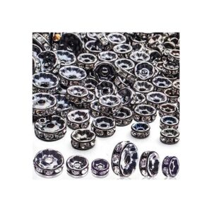 Cuentas espaciadoras de cristal 400 cuentas de diamantes