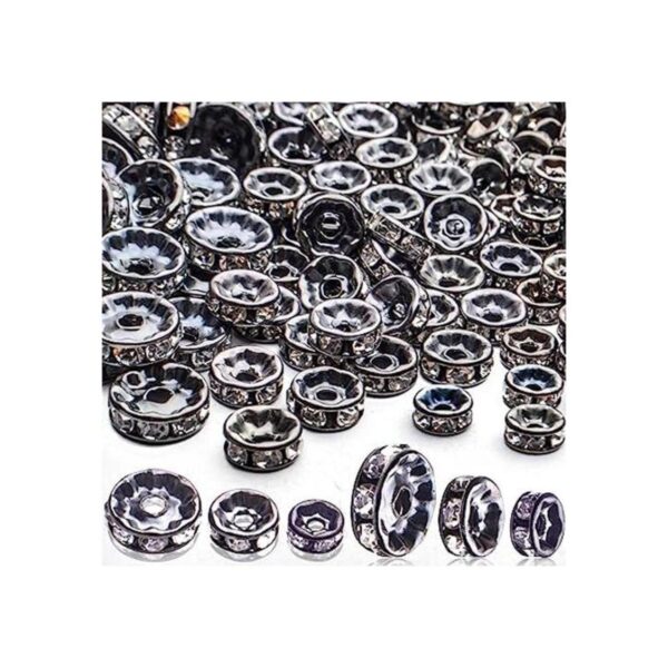 Cuentas espaciadoras de cristal 400 cuentas de diamantes