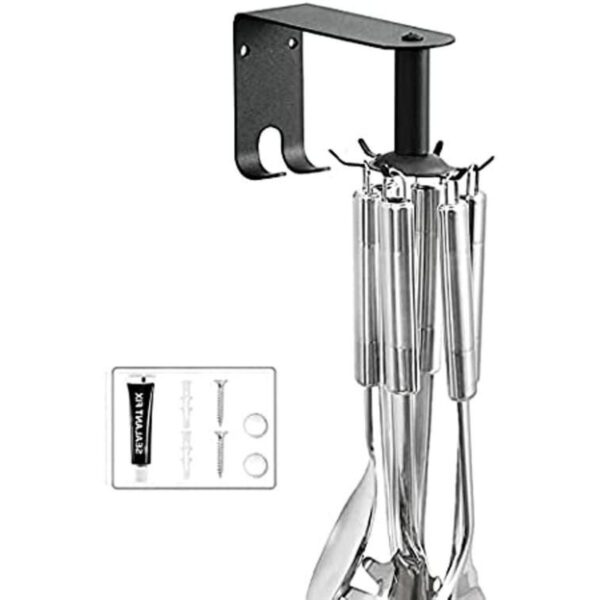 Ganchos giratorios de cocina montados en la pared para