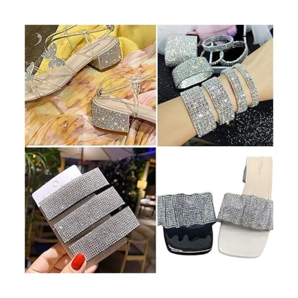 4 rollos de cinta autoadhesiva con diamantes de imitación_6