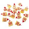 Honbay 20 encantos de la torta de la fresa lindos de los