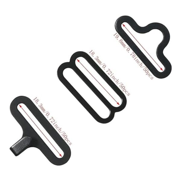 Eoutstanding Cravat Clip 50 Set Metal Pajarita Hardware_2