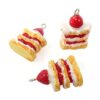 Honbay 20 encantos de la torta de la fresa lindos de los