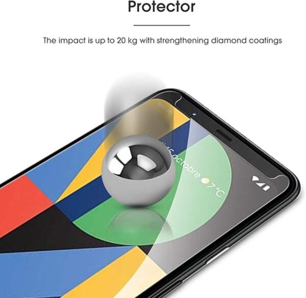 OMOTON Protector de pantalla para Google Pixel 4 XL_4