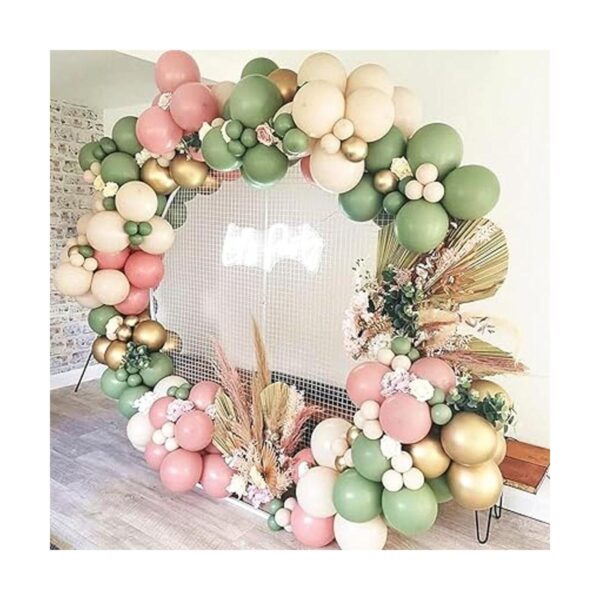Kit de 126 globos de selva de safari verde oliva salvia_2