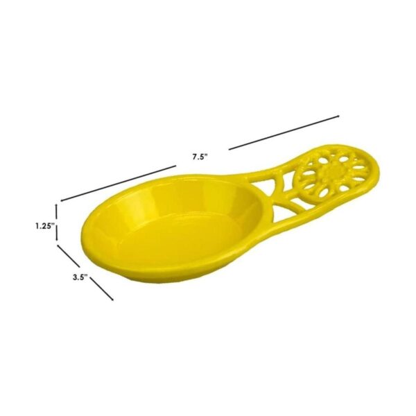 Home Basics Sunflower Collection Reposacucharas hierro