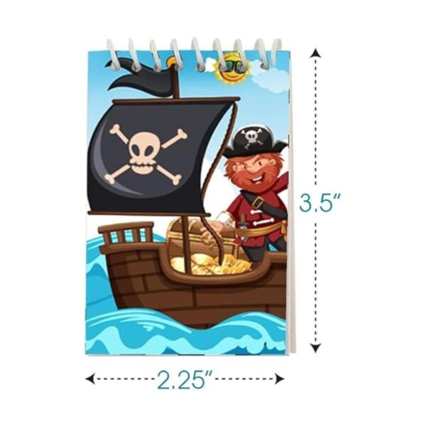 ArtCreativity Mini cuadernos de pirata paquete de 16_3