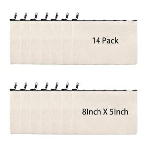 PABUES Paquete de 8.3 4.7 pulgadas en blanco para