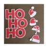 DDeehs Marco de sombrero de Navidad con diseño de letras