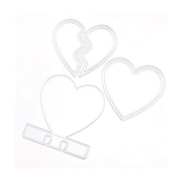 KSCRAFT Memory Dex Heart Shaker Plantillas de corte de_2