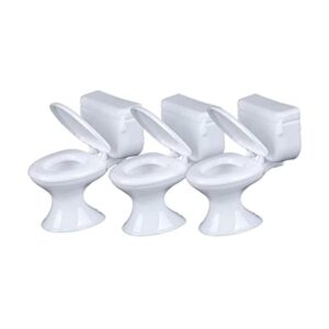 Haoyunlai 3 piezas Mini asiento de inodoro de juguete para_1
