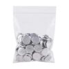 KISSITTY 100 piezas de acero inoxidable bisel en blanco