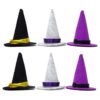 Honbay 6 piezas de sombreros de bruja de fieltro para_1