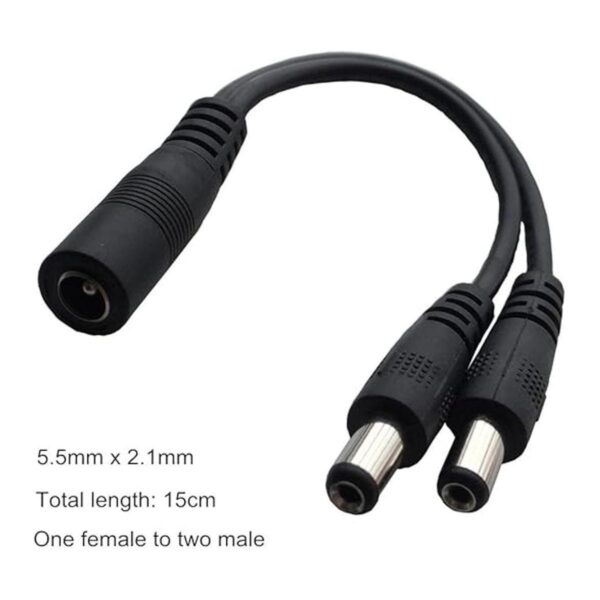 DZYDZR Cable divisor en Y de 0.217 in x 0.083 in 1_2