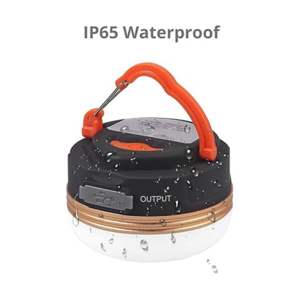 Linterna LED para campamento luz de tienda recargable y