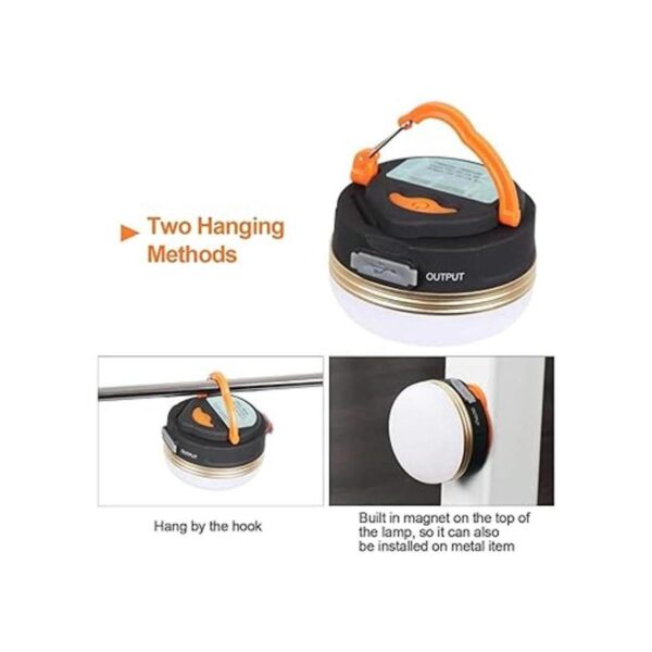 Linterna LED para campamento luz de tienda recargable y