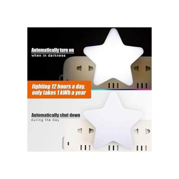 4 piezas de luces LED de noche para niños Dusk to Dawn_3