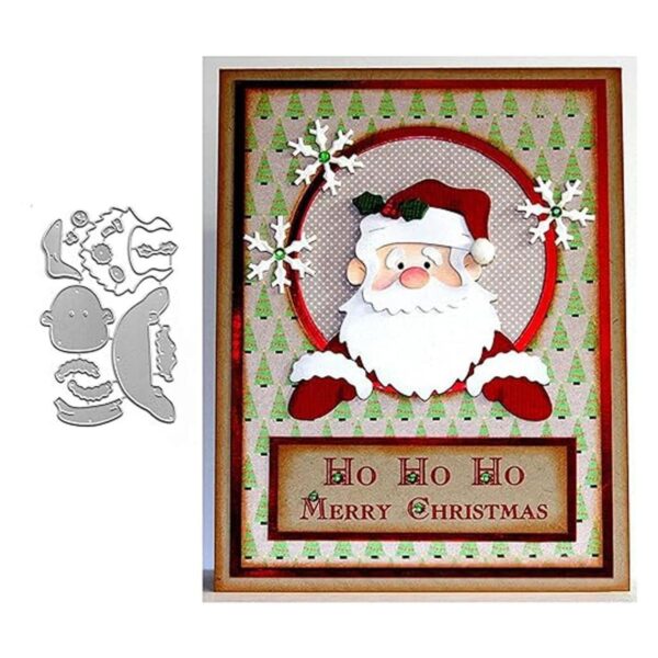 Troqueles de corte de metal de Papá Noel de Navidad