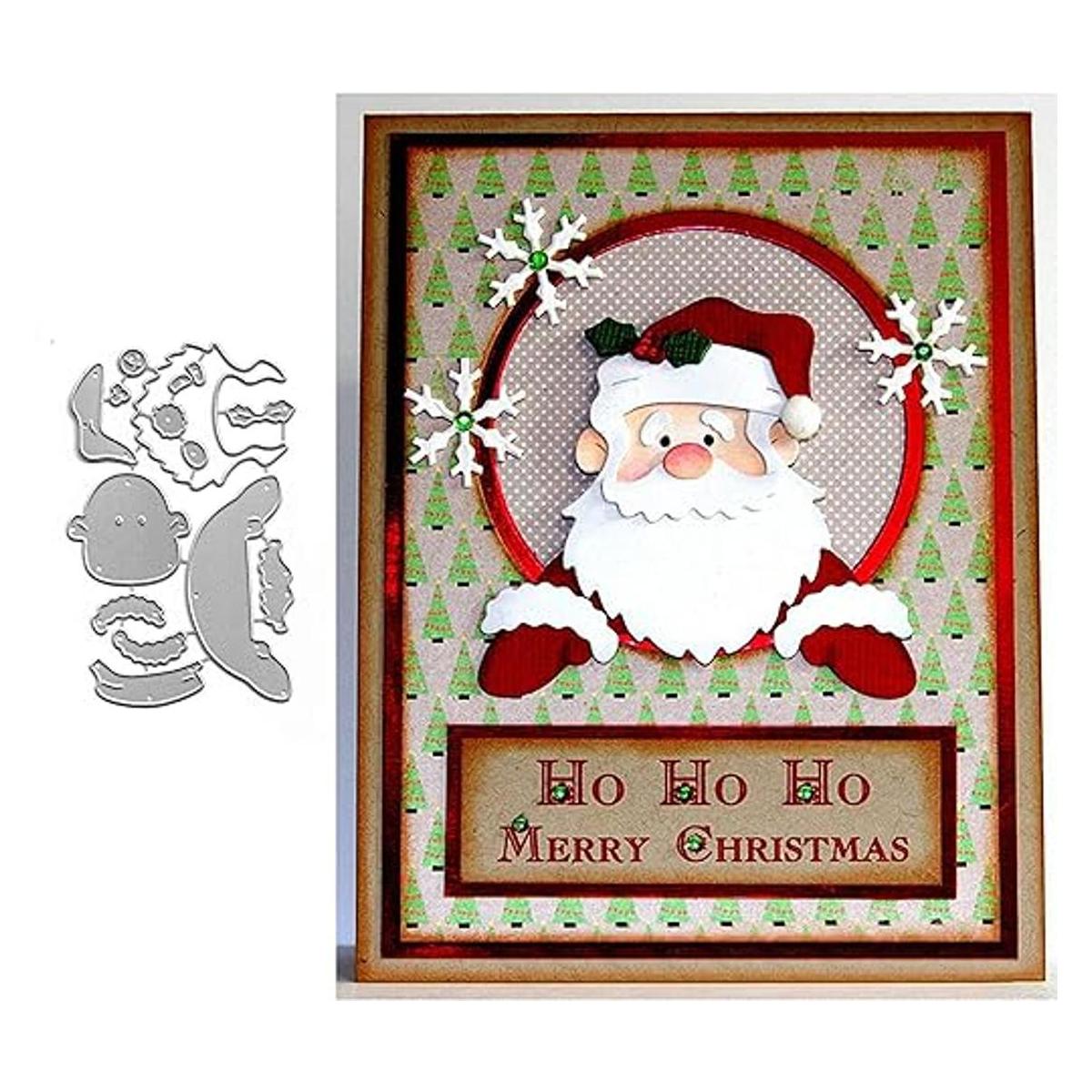 Troqueles de corte de metal de Papá Noel de Navidad