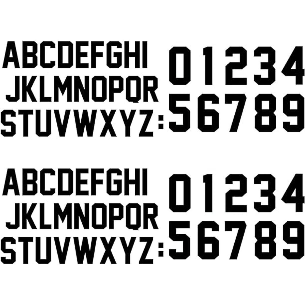 Fanbay 72 piezas de 2 pulgadas letras de planchado y