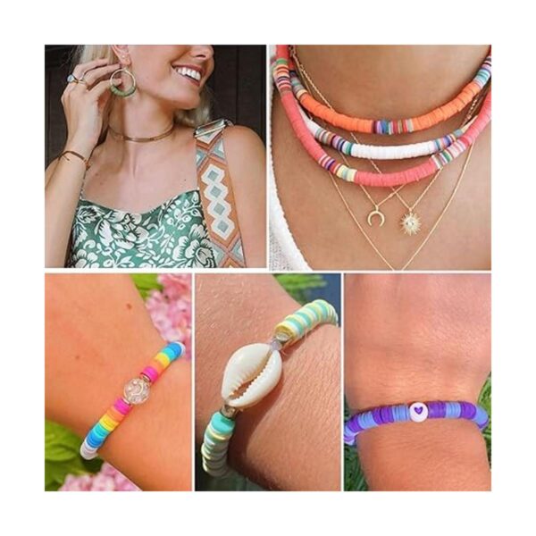 Gionlion 6000 cuentas de arcilla para hacer pulseras 24_2