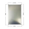 Graman Anique Letrero de metal para pared 10.0 x 8.0 in