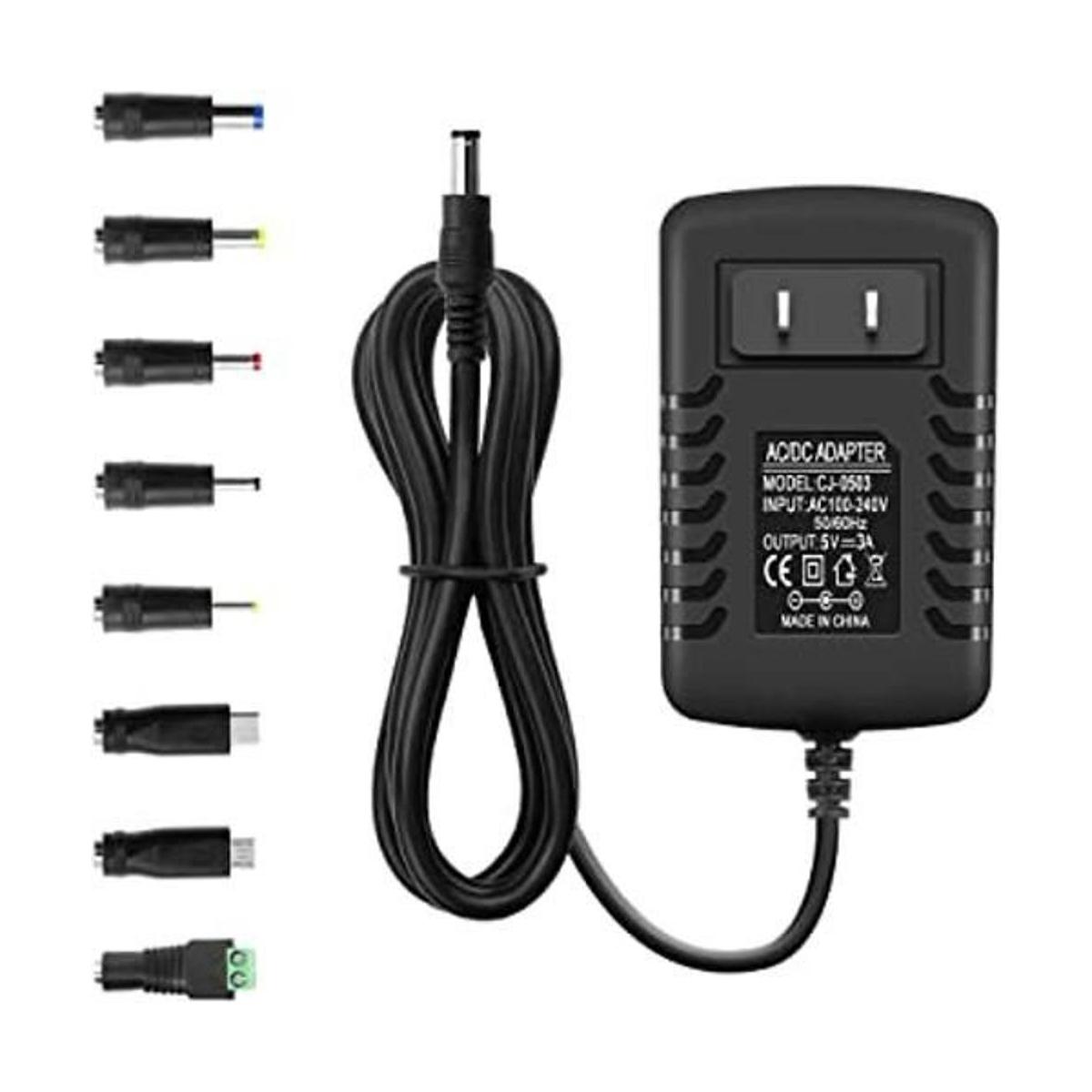 Arkare Adaptador de fuente de alimentación de 5 V 3 A 15