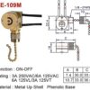 Interruptor de ventilador de techo Zing Ear ZE109M Pull_2