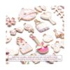 Encantos de esmalte 31 abalorios de esmalte rosa flor