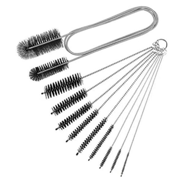 Juego de 10 cepillos de drenaje flexibles y cepillo