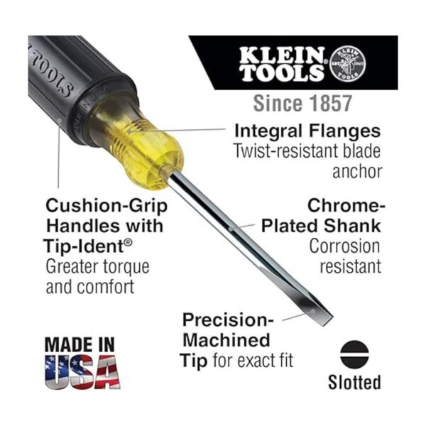 Klein Tools Mini destornillador de cabeza plana 6088_2