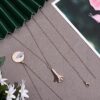 NBEADS 10 hebras 17.7 pulgadas chapado en oro rosa cadena_2