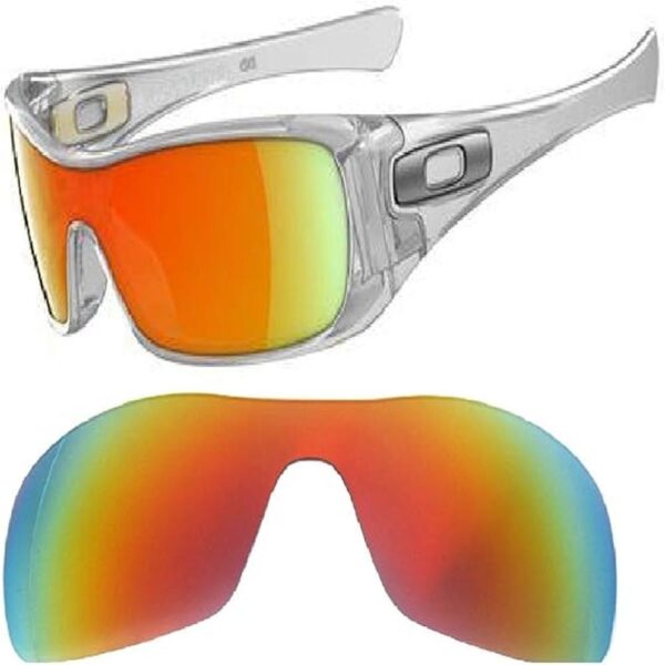 Galaxy Replacement Lenses For Oakley Antix Sunglasses Red