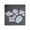 Hendevl Cross Molde de silicona para manualidades 5
