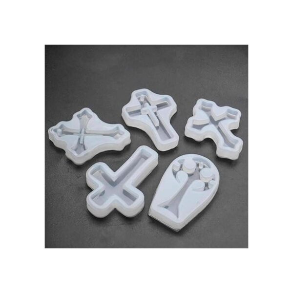 Hendevl Cross Molde de silicona para manualidades 5