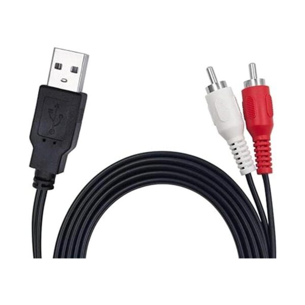 Duttek Cable RCA a USB cable USB a RCA USB 2.0 macho a 2_3