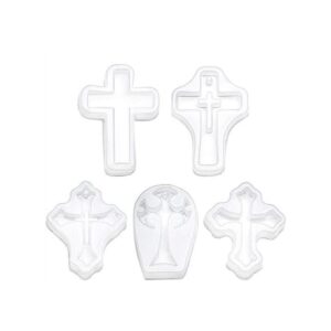Hendevl Cross Molde de silicona para manualidades 5