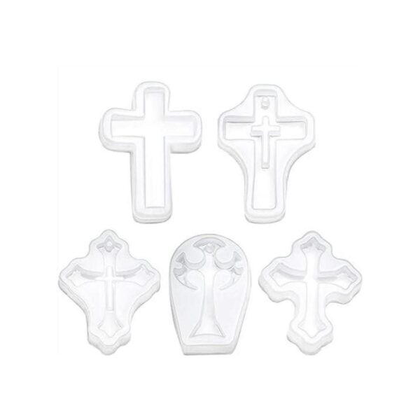 Hendevl Cross Molde de silicona para manualidades 5