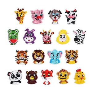 Kit de calcomanías de pintura de diamante 5D para niños_1