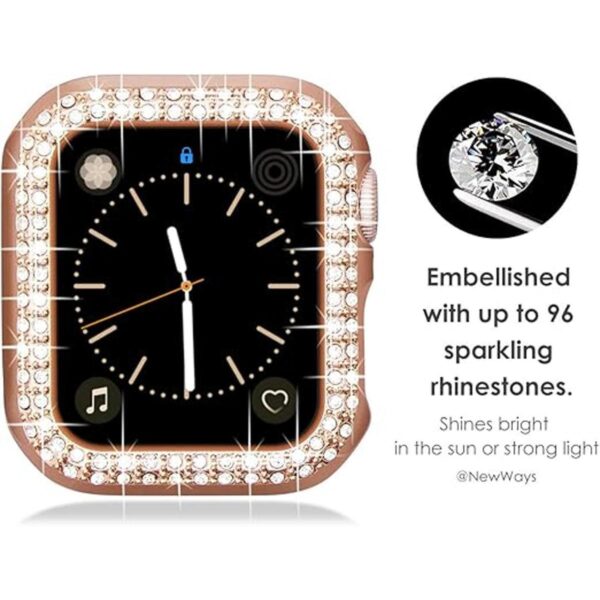 NewWays Paquete de 2 fundas brillantes compatibles con_2