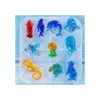 Juego de 3 moldes de resina con forma de animales marinos