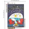 NIHOJIUMA Happy Camping DIY Kit de pintura de diamantes_4
