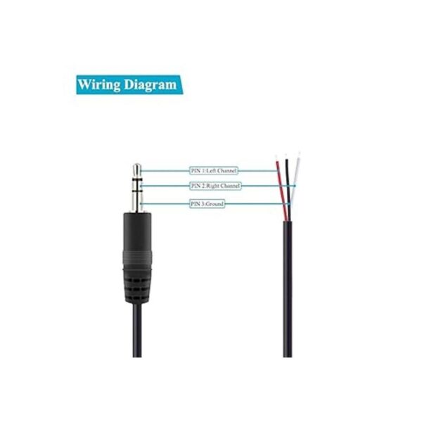 Fancasee Cable de audio estéreo de 3 polos de 0.098 in 2_2